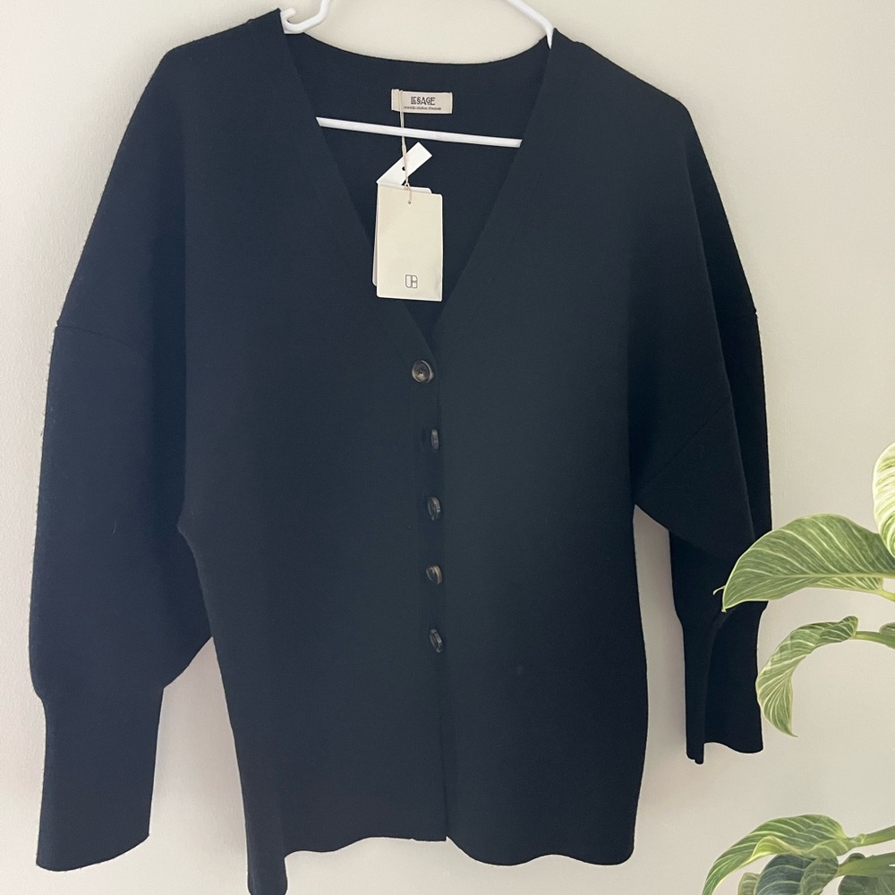 Journal Standard Black Cardigan Sweater from Japan